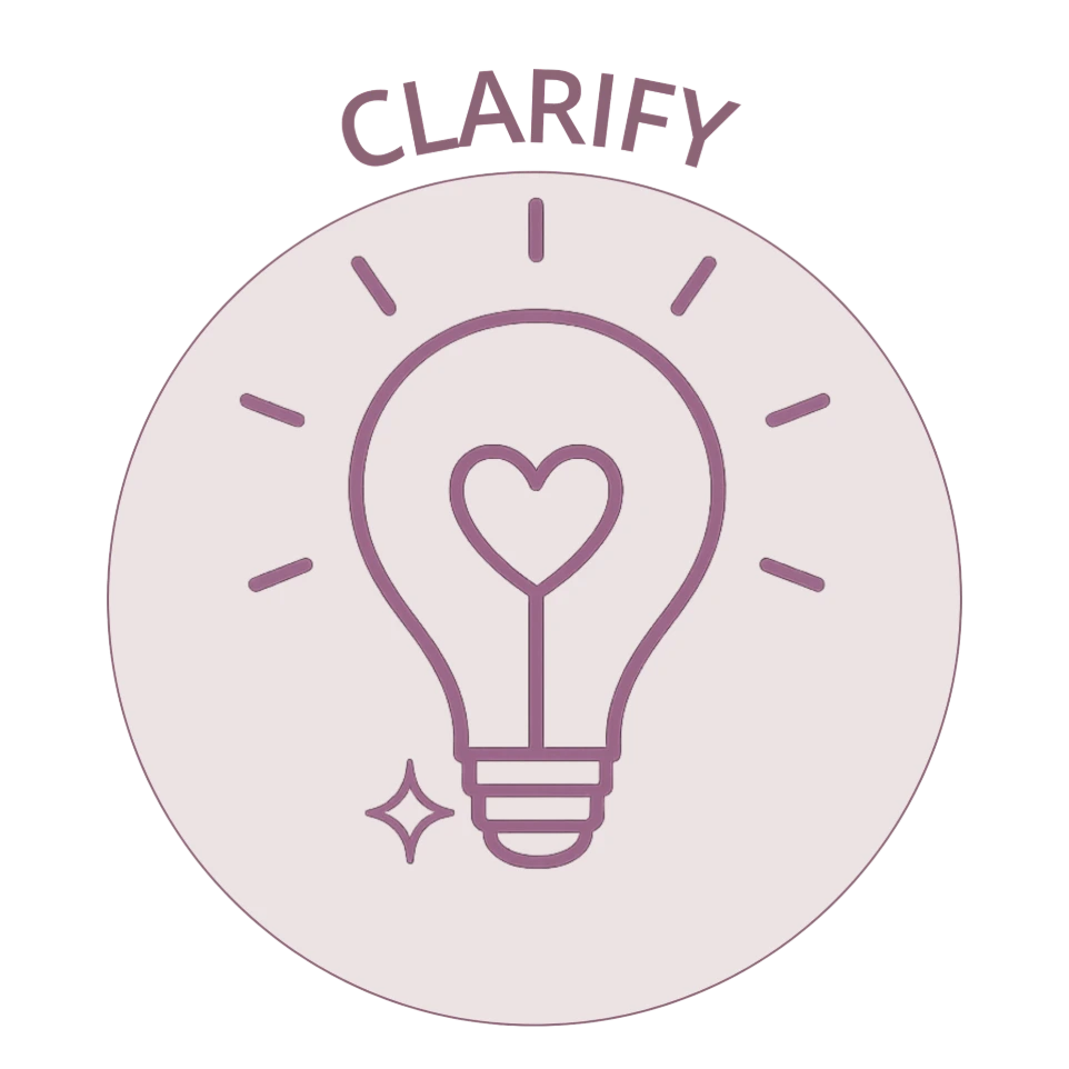 Lightbulb icon representing brand clarity and strategic direction