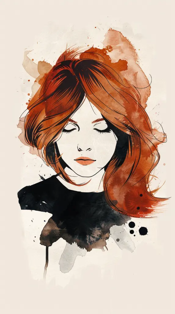 adropofwellness_minimalist_ink_prowling_woman_with_auburn_hair__f6cfe1ee-aa04-44ef-adc6-3af756eec577.webp