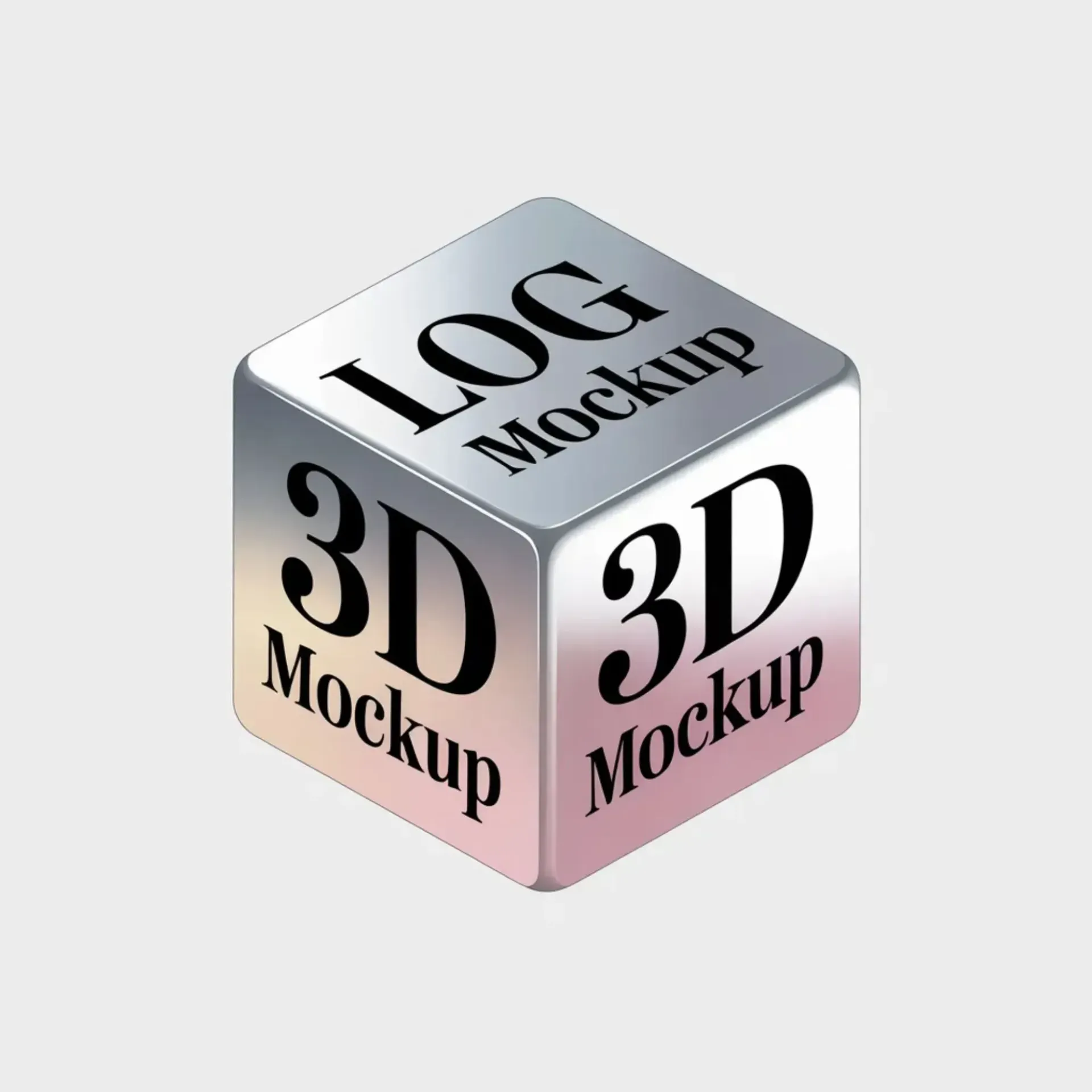 Logo 3D Mockup  (No Add-Ons)